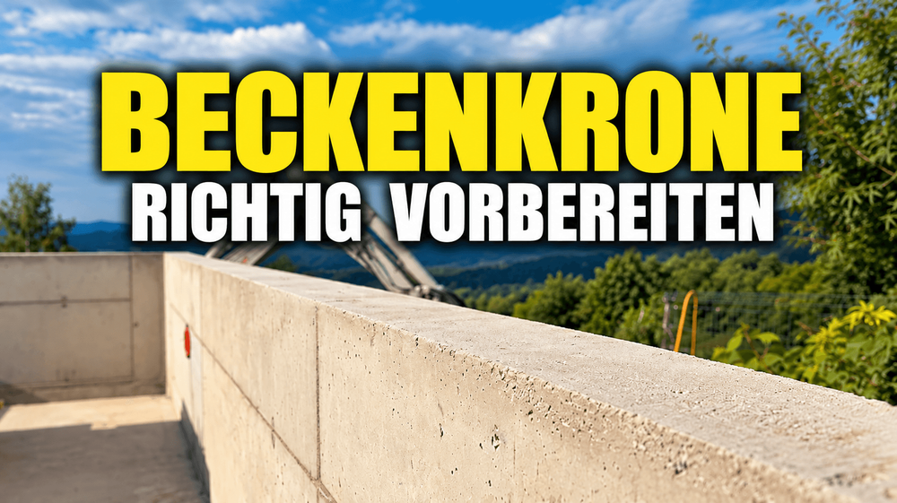 Vorschaubild für Beckenkrone richtig ausführen - Wichtige Hinweise für den Rohbau