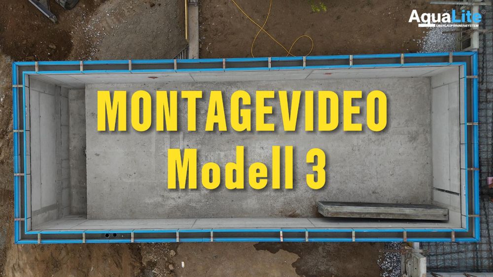 Vorschaubild für Montagevideo - Aqualite Überlaufrinnensystem
